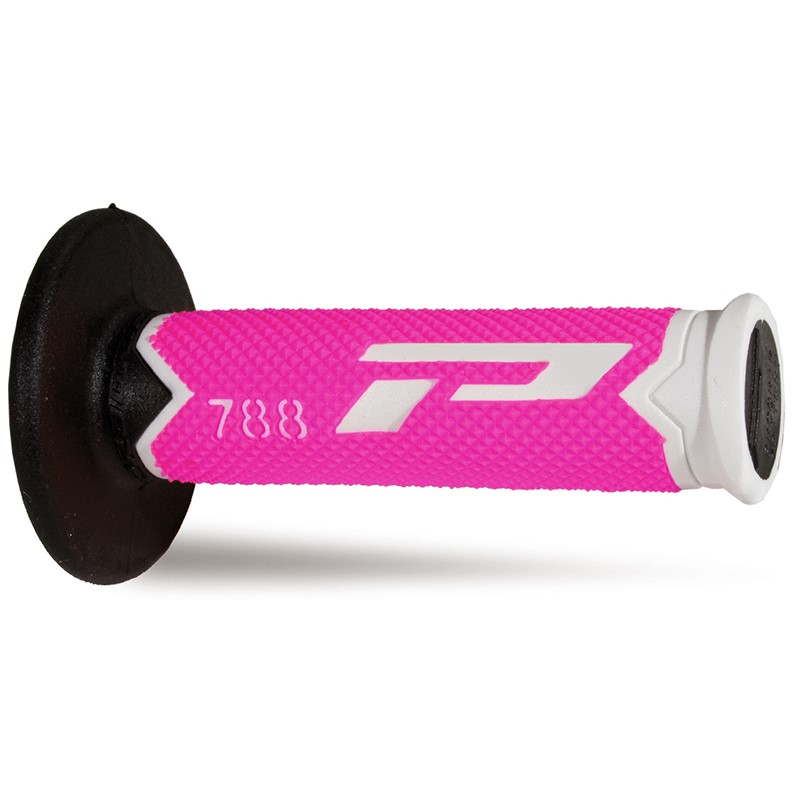 Griffpaar Pro Grip 788 - weiß fuchsia fluo schwarz Griffpaar Pro Grip 788 - weiß fuchsia fluo schwarz