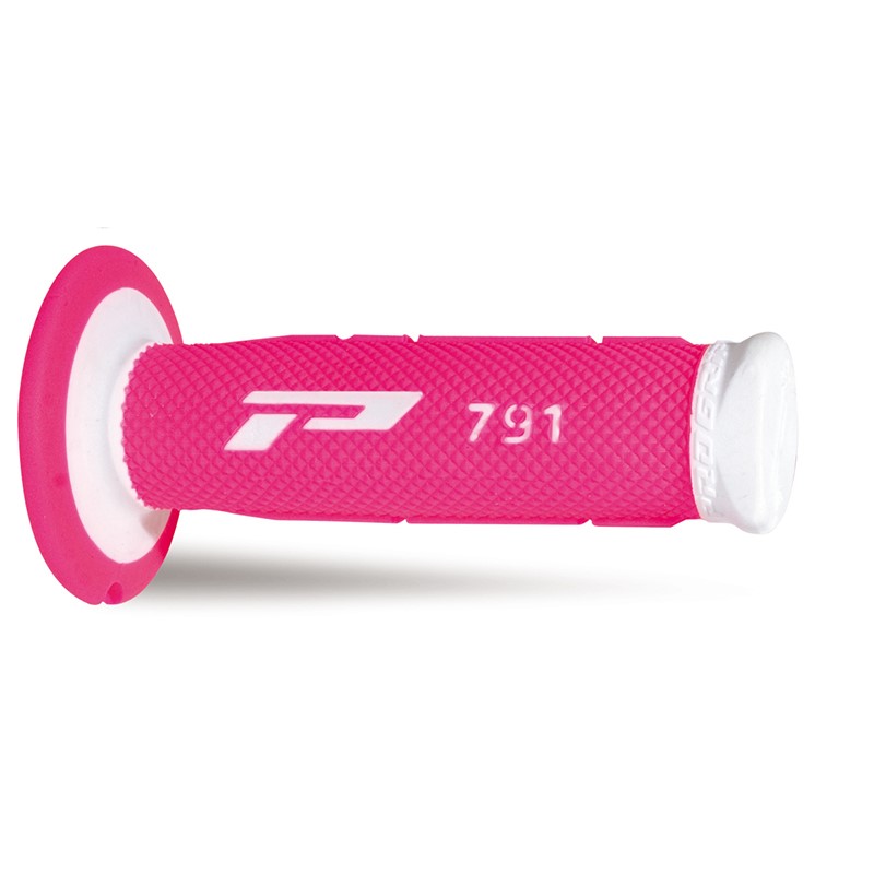 Griffpaar Pro Grip 791 - weiß fuchsia fluo Griffpaar Pro Grip 791 - weiß fuchsia fluo