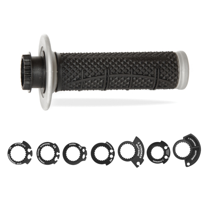 Griffpaar Lock-On Pro Grip 809 - grau schwarz