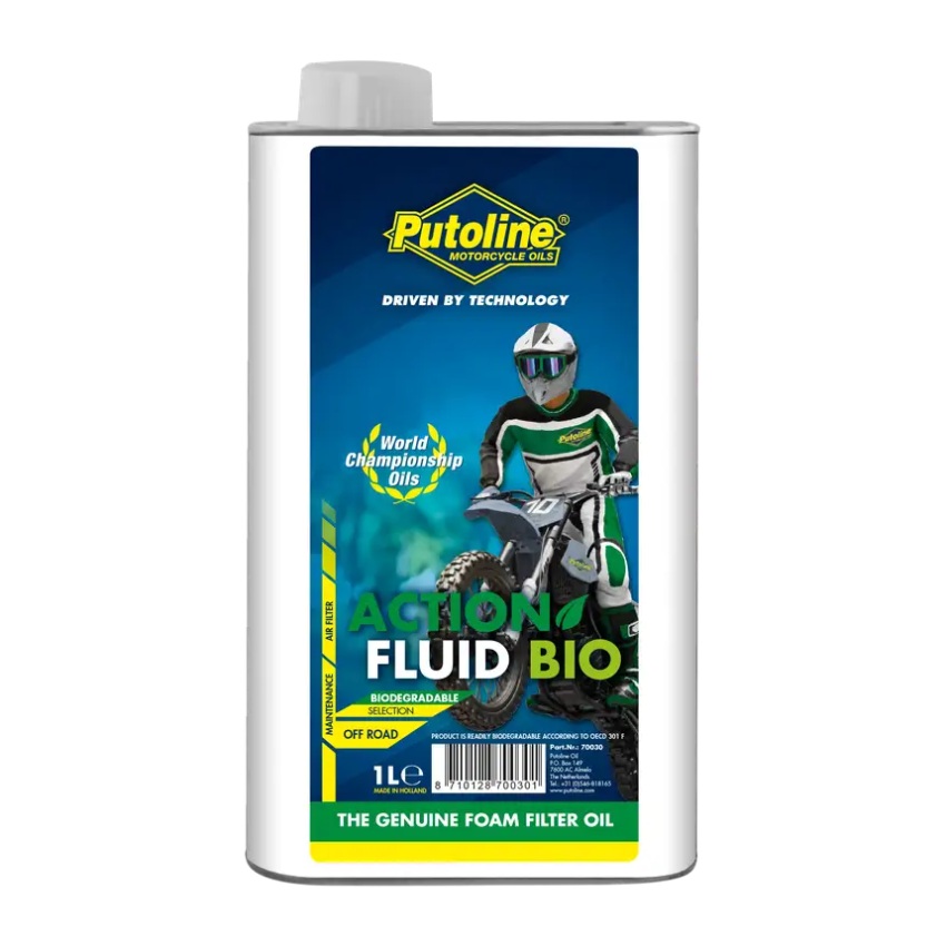 Flüssiges Luftfilteröl Putoline Action Fluid Bio - 1 lt PL70030