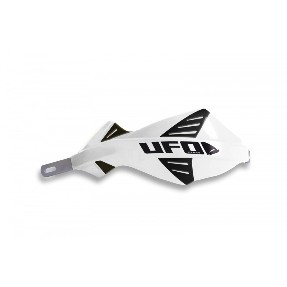 Paar geschlossene Handschützer UFO DISCOVER für 28,6 mm Lenker weiß Paar geschlossene Handschützer UFO DISCOVER für 28,6 mm Lenker weiß