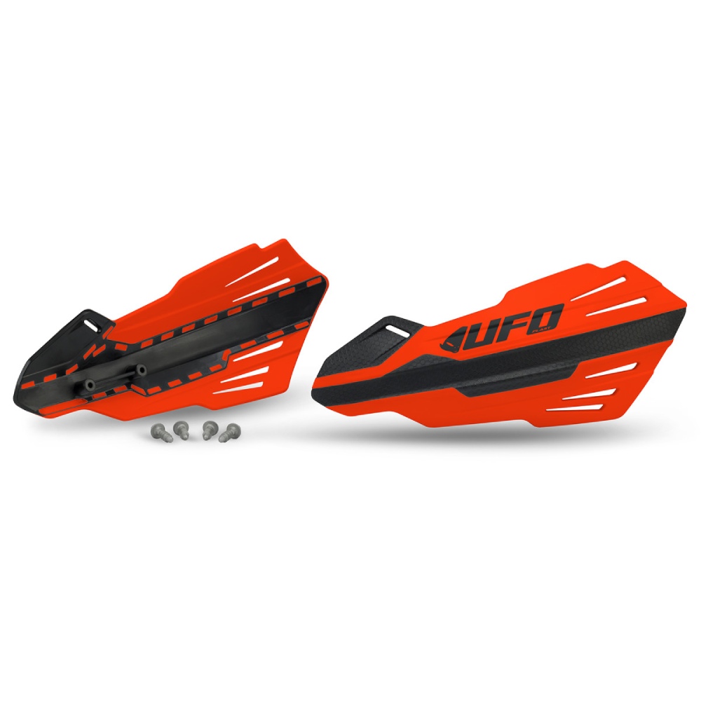Paar Handschützer UFO MERCURY Für Hebelhalterungen neonorange Paar Handschützer UFO MERCURY Für Hebelhalterungen neonorange