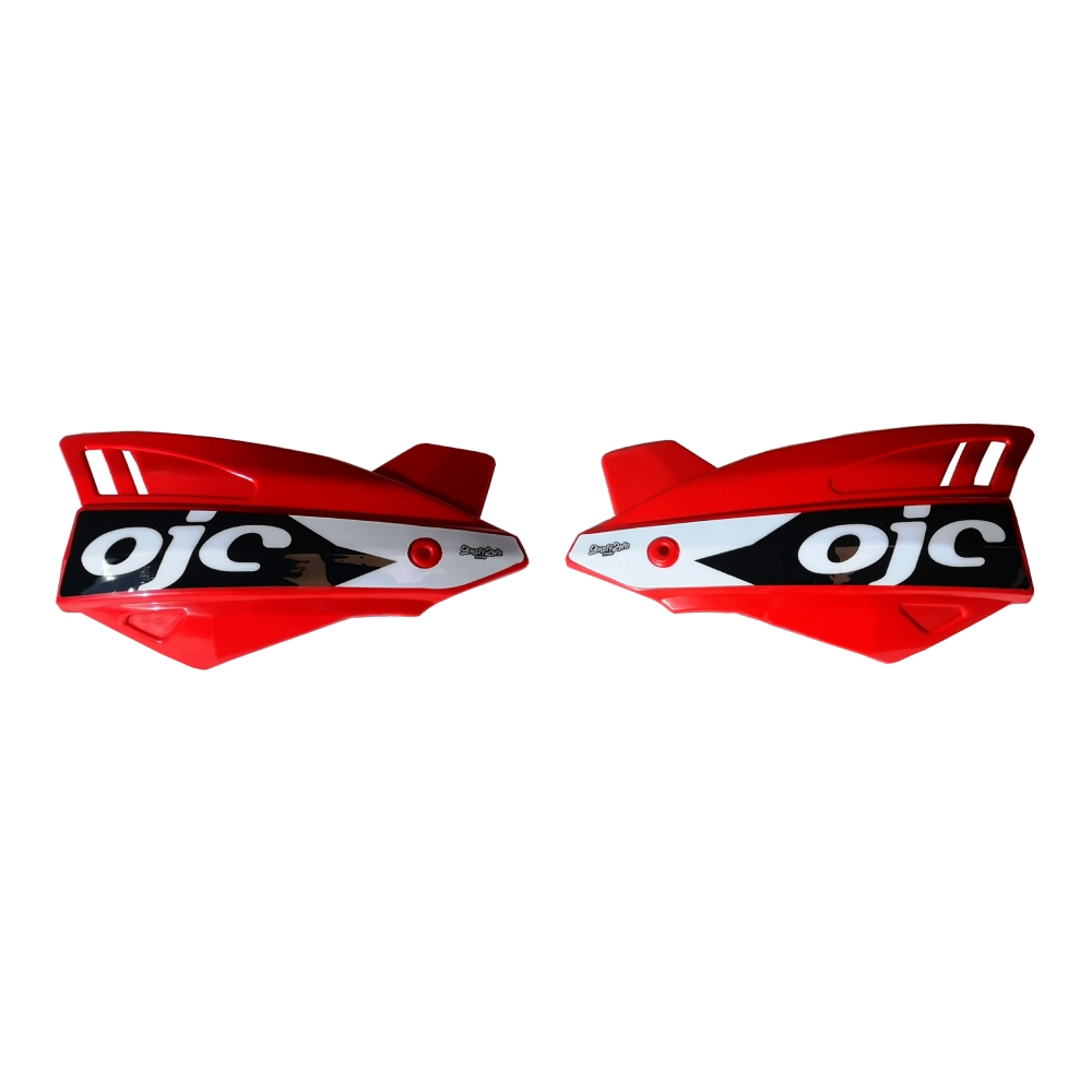 Paar Handschützer OJC SHARK universal rot Paar Handschützer OJC SHARK universal rot