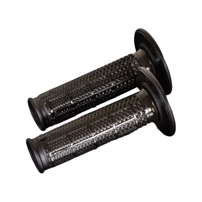 Griffpaar Renthal Dual Half Waffle Tapered - schwarz Griffpaar Renthal Dual Half Waffle Tapered - schwarz