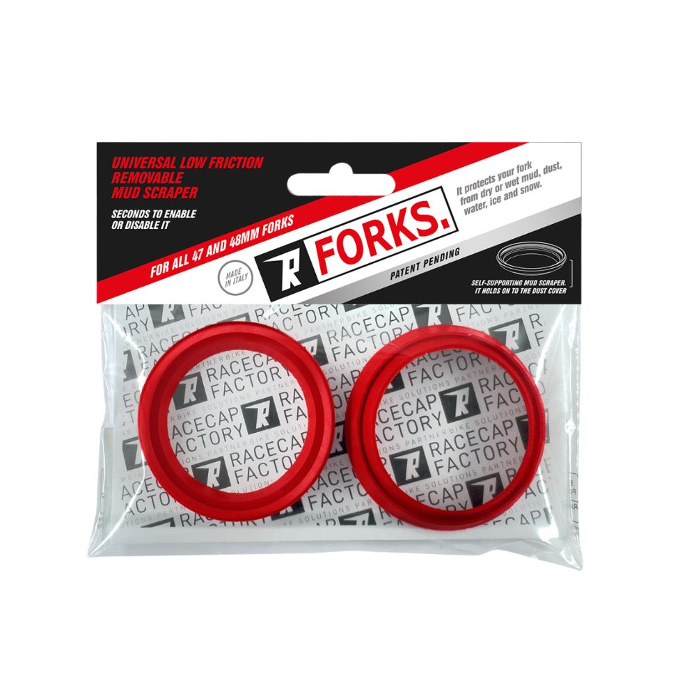 Gabelabstreifer Racecap Forks für Gabeln von 47mm , 48mm und 49mm RCF48