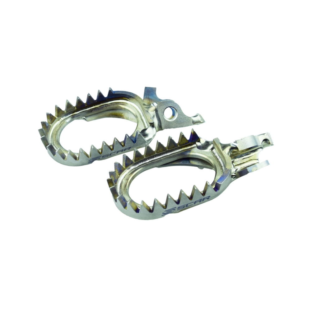 Fußrasten aus Titan Scar Honda CRF 450 R (02-26) Anti-Mud S2516AM