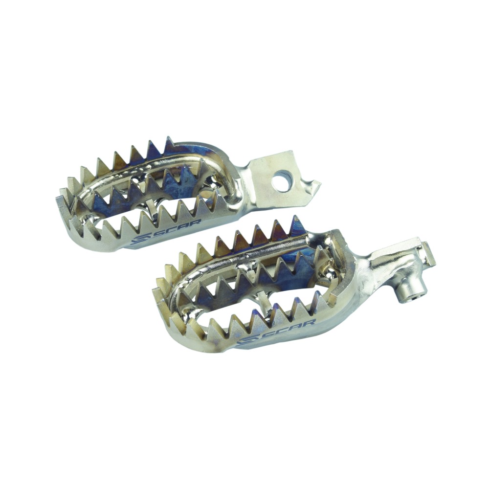 Fußrasten aus Titan Scar Suzuki RMZ 450 (08-10) Gripper S4516