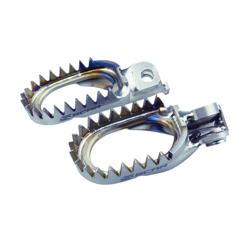 Fußrasten aus Titan Scar Husaberg 350 FE (13-14) Anti-Mud S5516AM