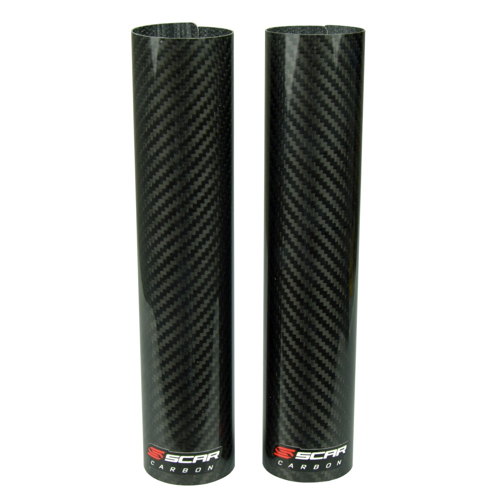 Paar Carbon-Gabelschutz unten 240x52 mm Scar Paar Carbon-Gabelschutz unten 240x52 mm Scar