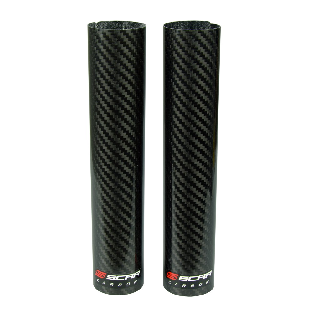 Paar Carbon-Gabelschutz unten 220x45 mm Scar Paar Carbon-Gabelschutz unten 220x45 mm Scar