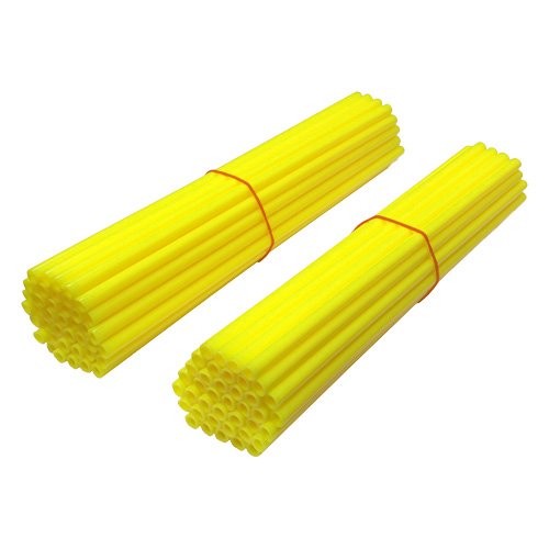 Set mit 80 Speichenhüllen neon-gelb Set mit 80 Speichenhüllen neon-gelb