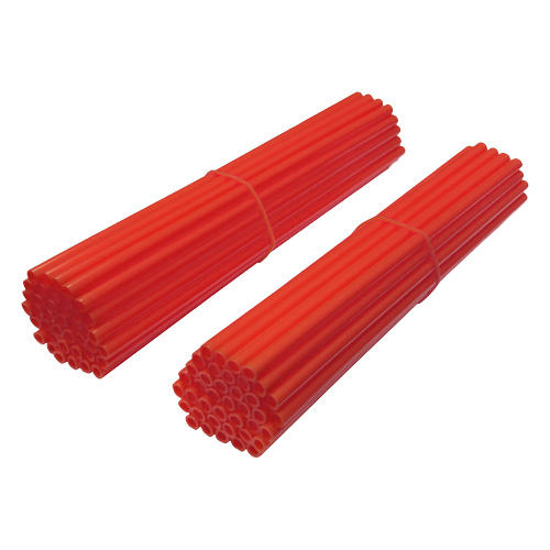 Set mit 80 Speichenhüllen rot Set mit 80 Speichenhüllen rot