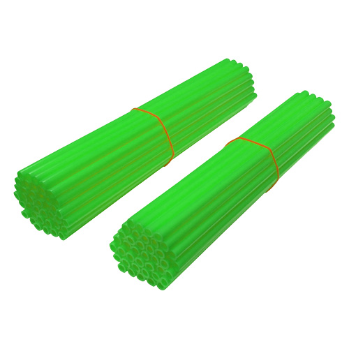 Set mit 80 Speichenhüllen grün Set mit 80 Speichenhüllen grün