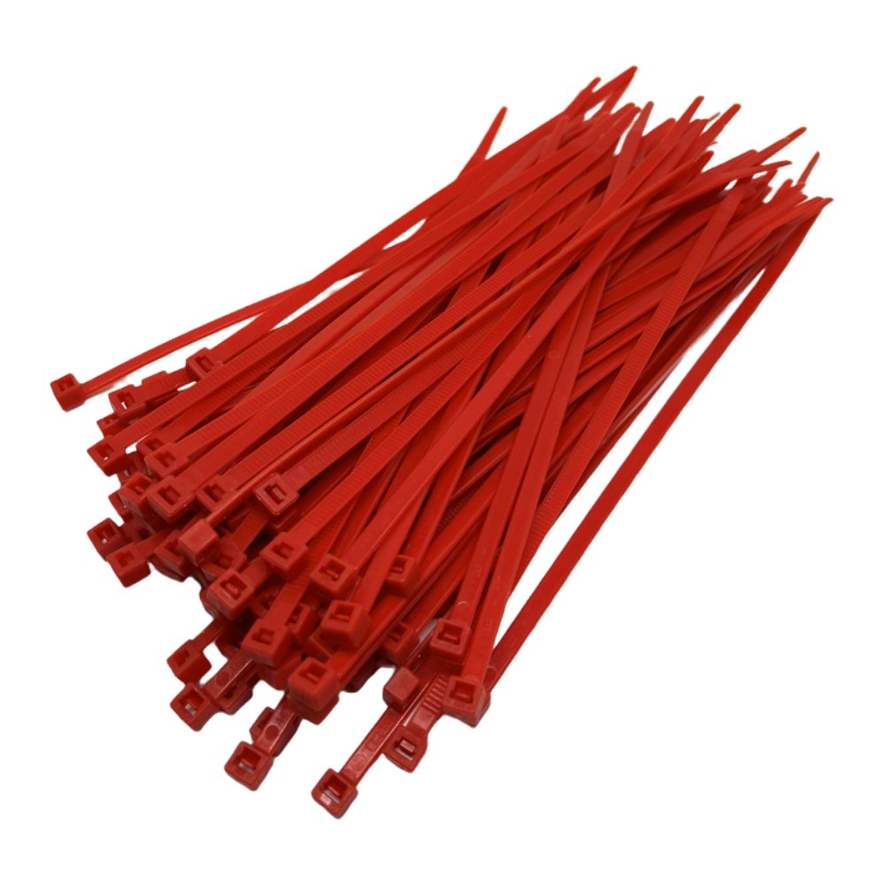 Nylon-Kabelbinder Artein 4,5 x 200 mm rot