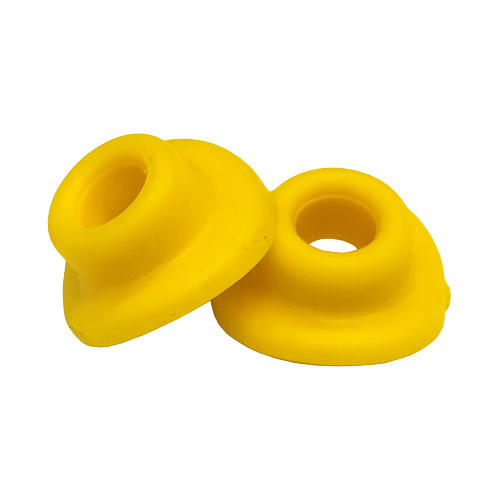 Paar Ventilgummis für Schlauch gelb