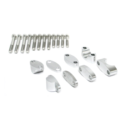 Lenkererhöhungs-Kit 28.6 mm grau - WRP