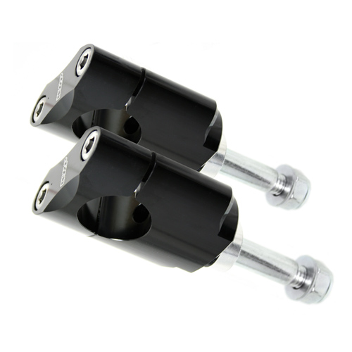 Lenkerhalter-Kit 28.6 mm hoch schwarz - WRP