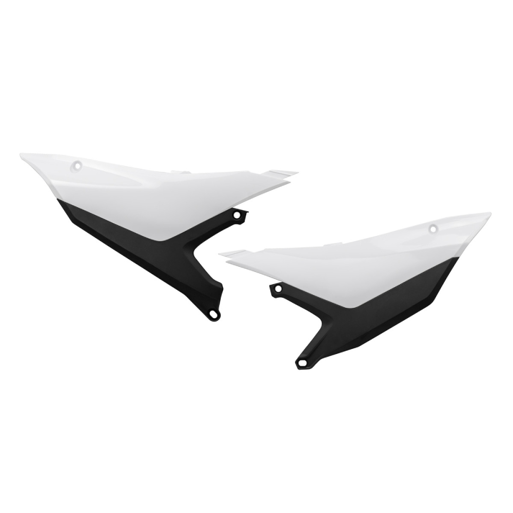 Seitliche Startnummerntafeln Yamaha YZ 450 F (26) weiß e schwarz YA05806-046